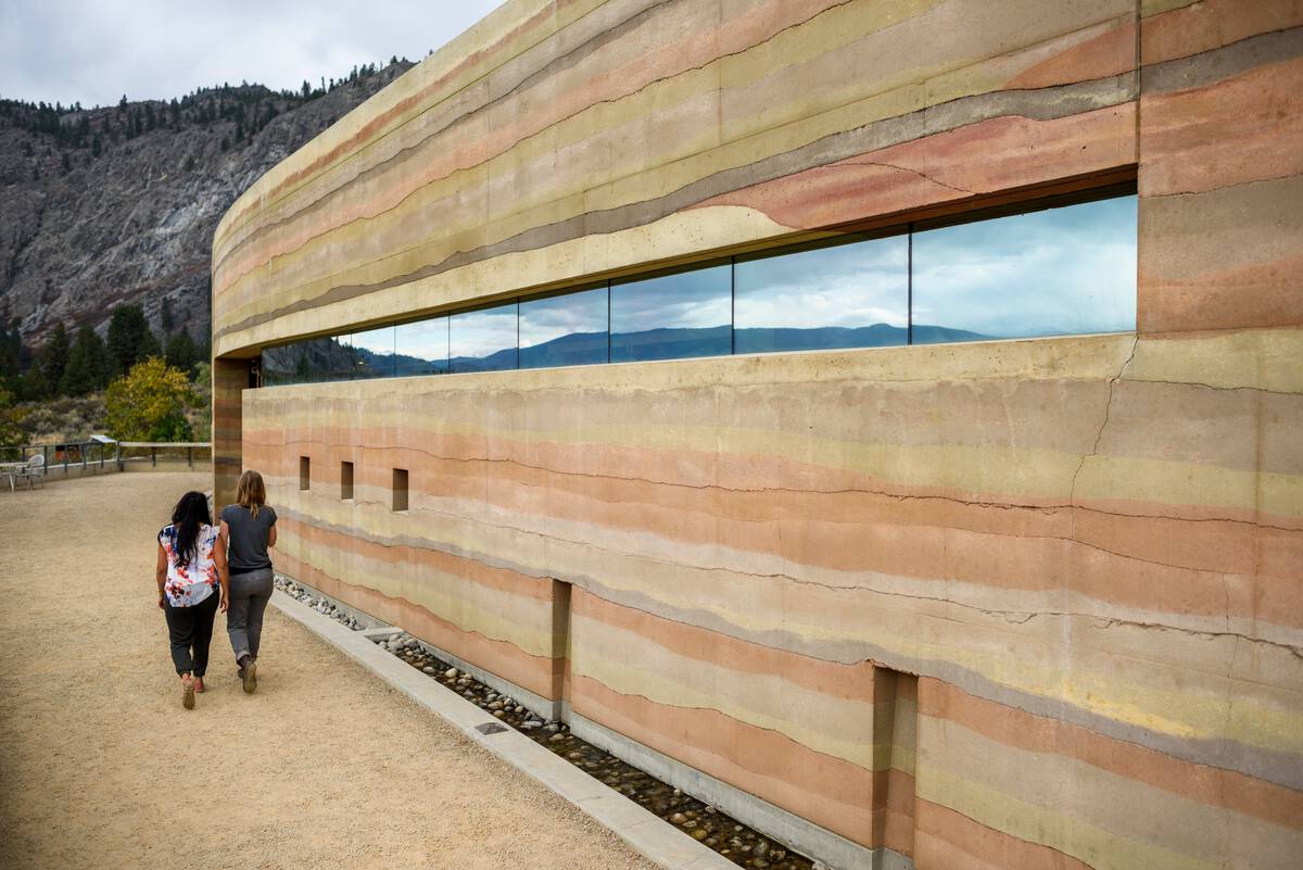 Exterior of Nk'Mip Desert Cultural Centre