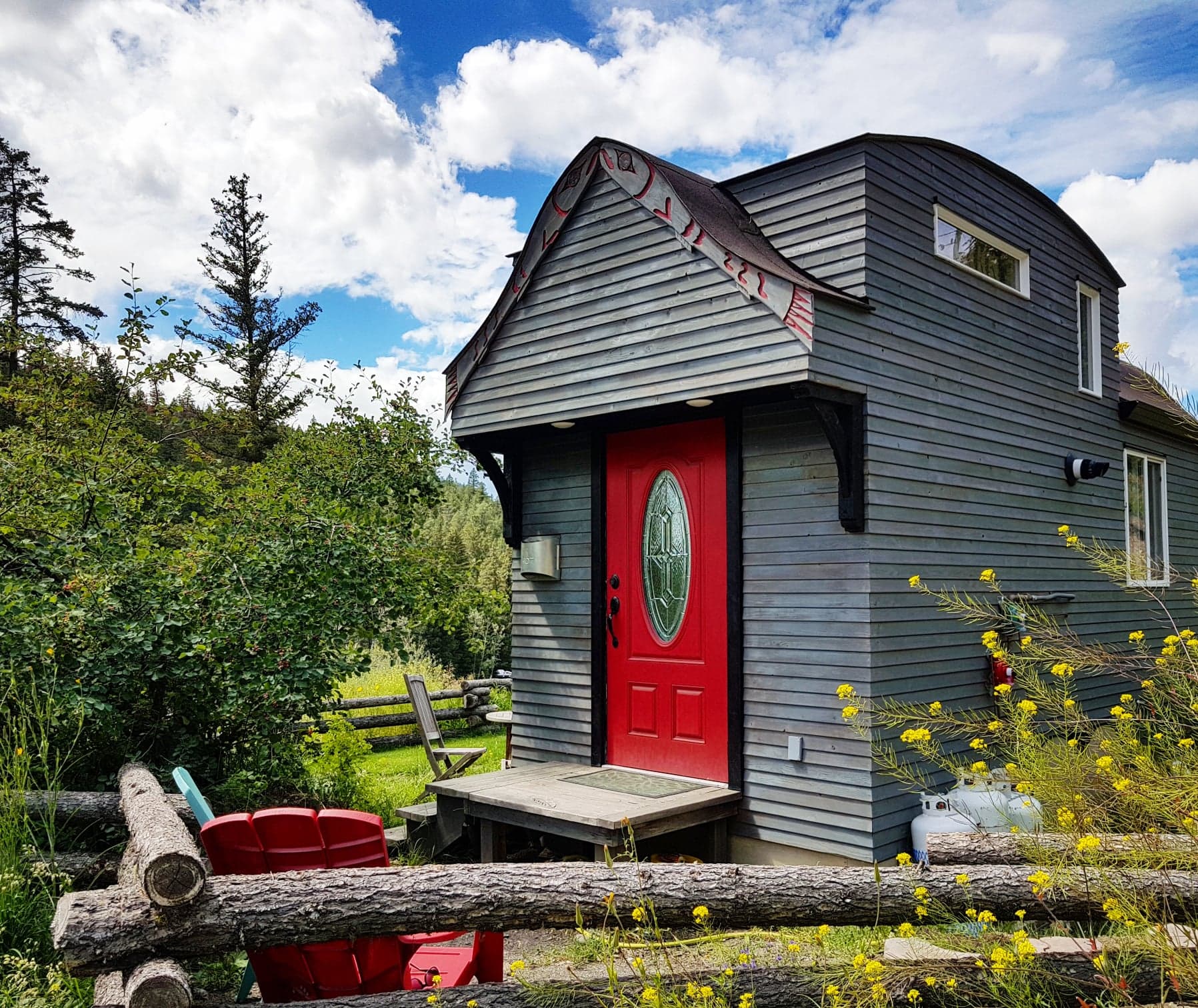 Exterior of an Esket Tiny home