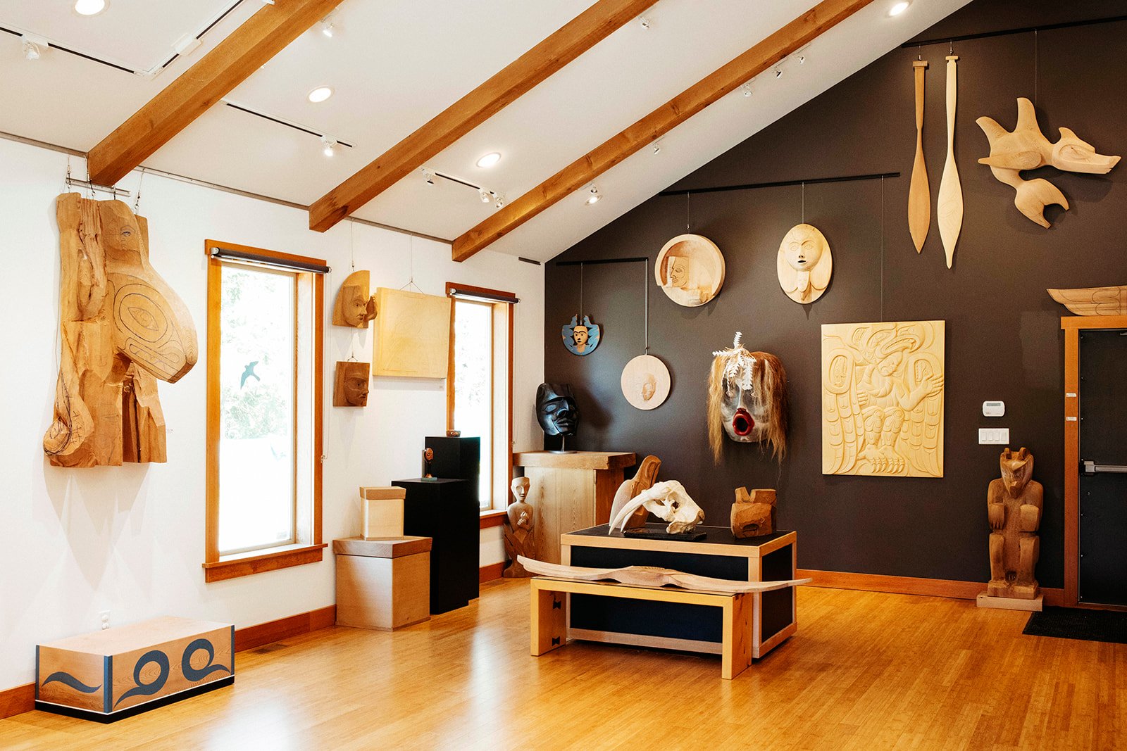 Inside Ahtsik Native Art Gallery