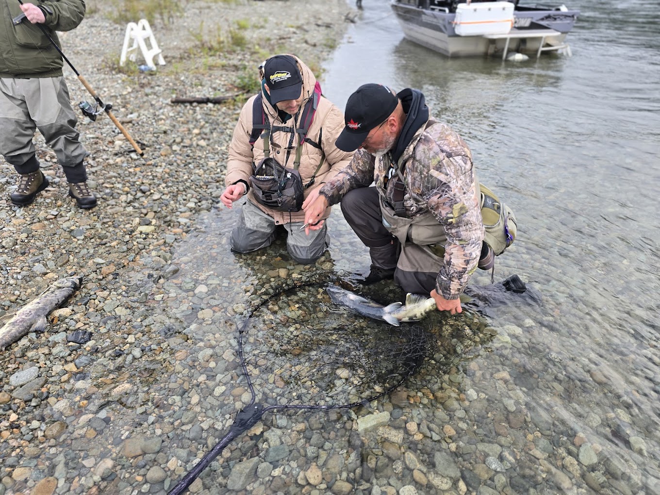 Catching Fish with Great River Fishing Adventures