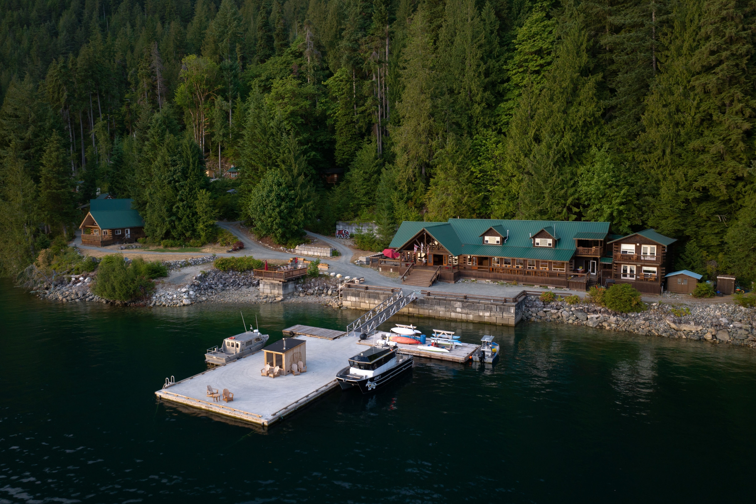 Klahoose Wilderness Resort in Desolation Sound, British Columbia, Canada