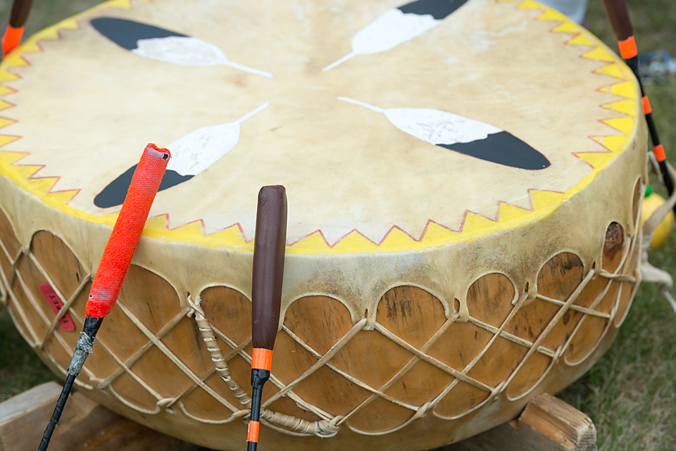 Traditional indigenous drum