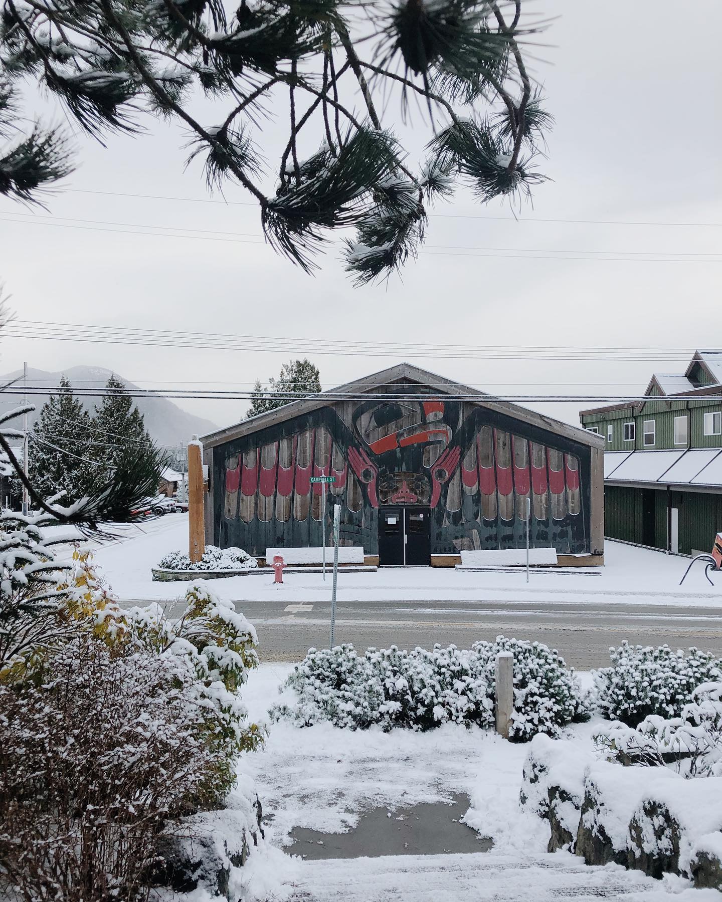 Winter view of Museum