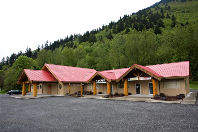 Front view of the Ruby Creek Lodge