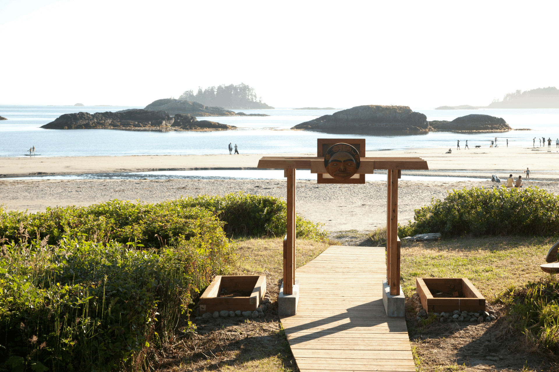 Beach at Tin Wis in Tofino