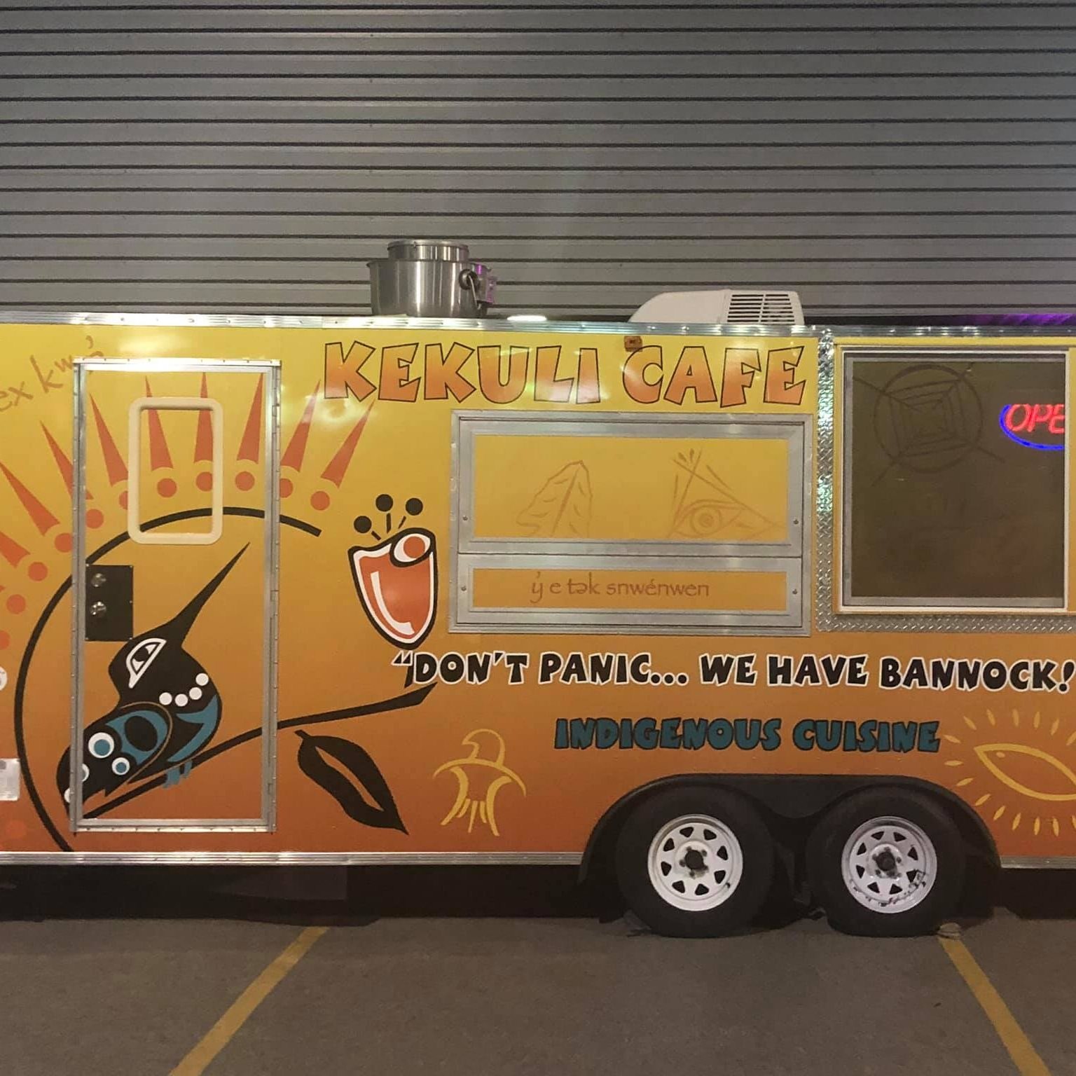 Kekuli Cafe's Bannock Food Truck parked