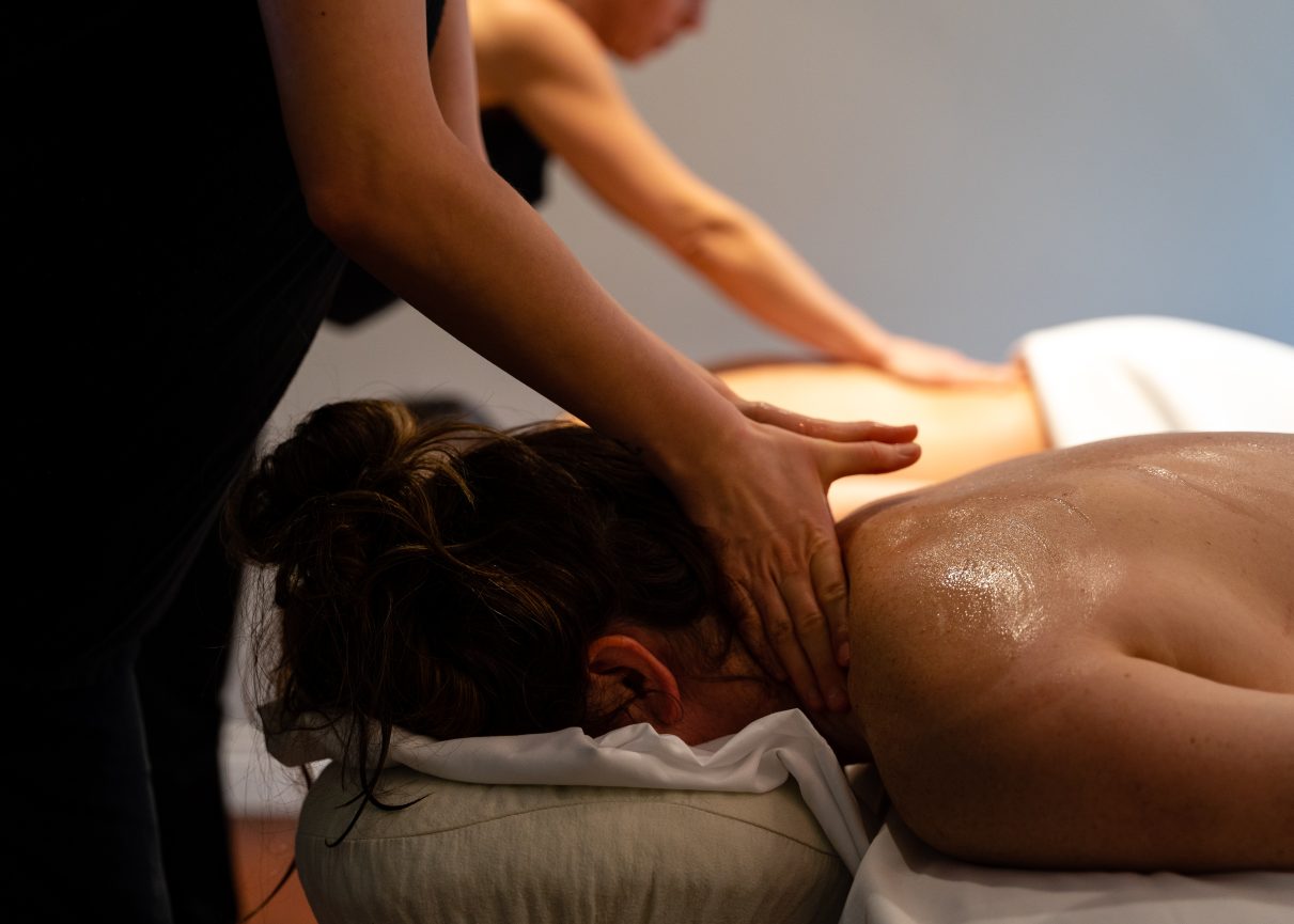 Massage service at The Spa at Halcyon