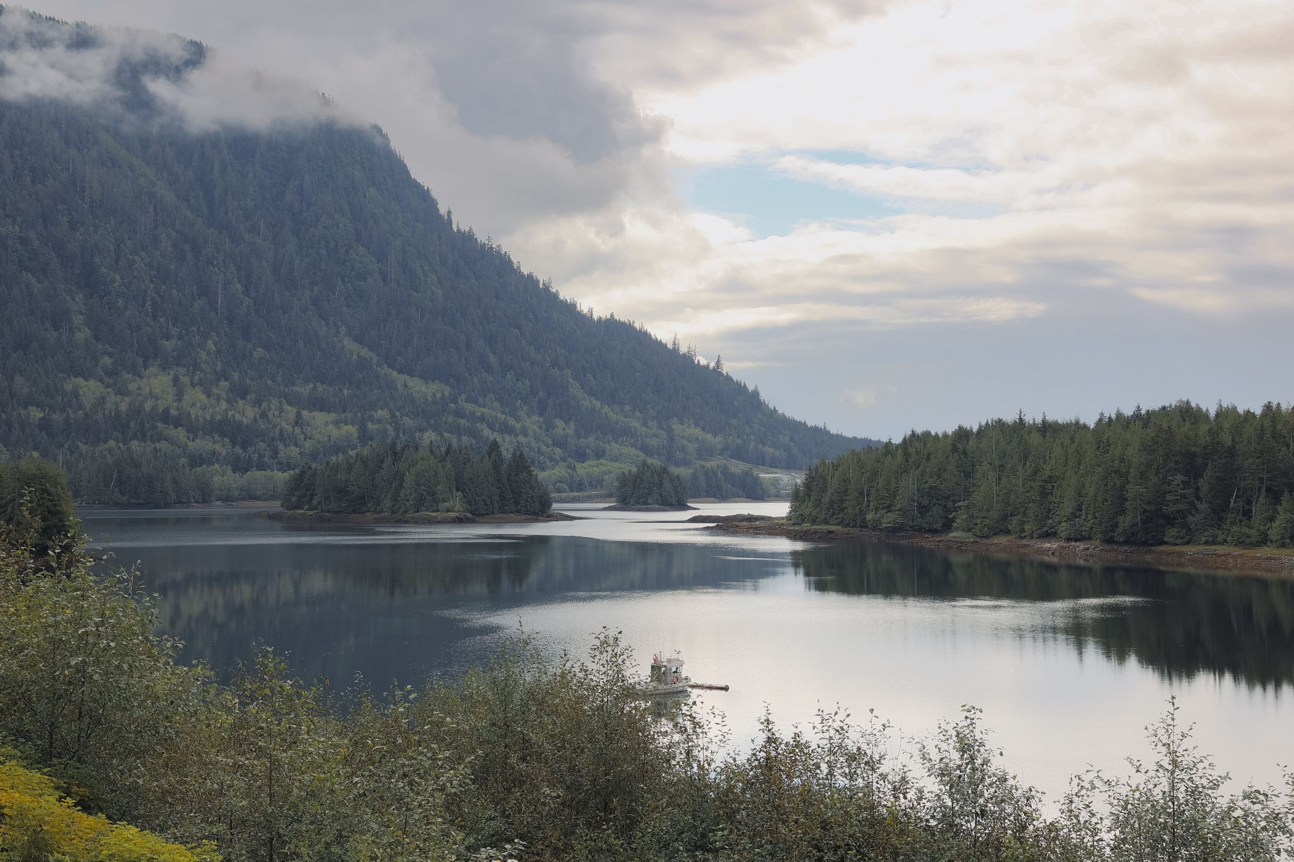 Mountains and water in Northern BC