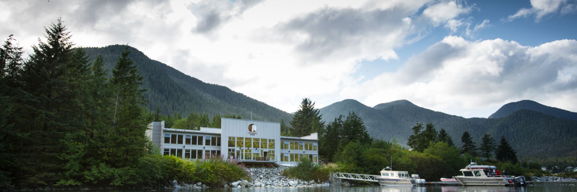 Exterior of Spirit Bear Lodge