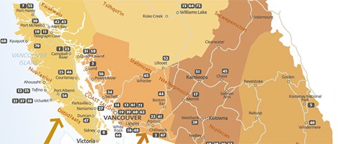 Indigenous Map Of Bc