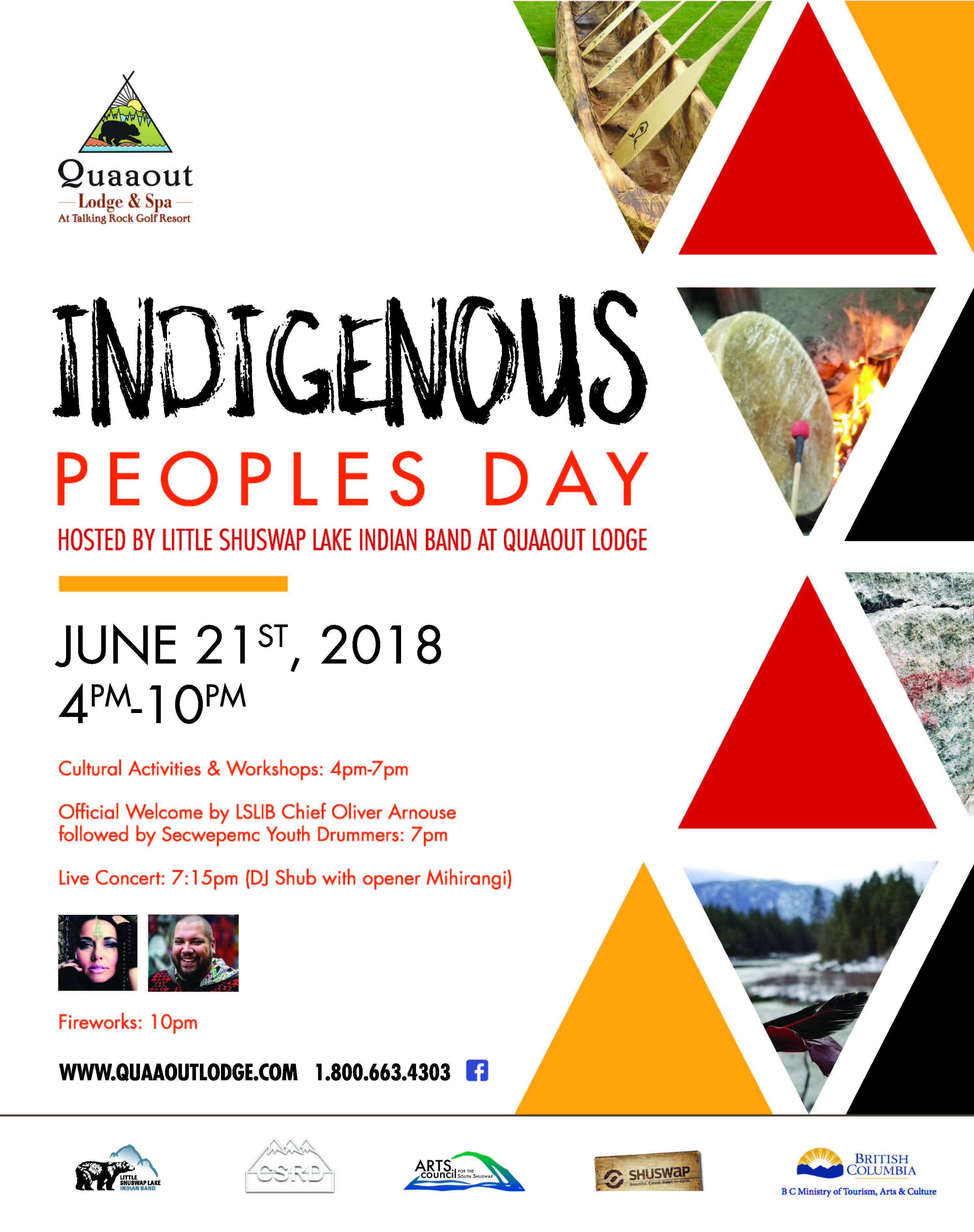 Indigenous Day Poster Happy International World's Indigenous Peoples